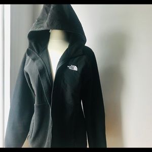 ❄️The Northface Polartec hoodie w size L in black